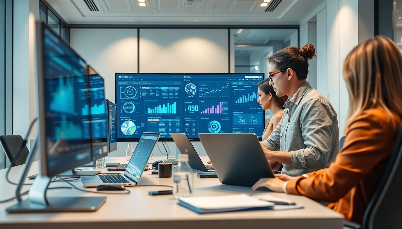 Enterprise software dashboards and business process automation