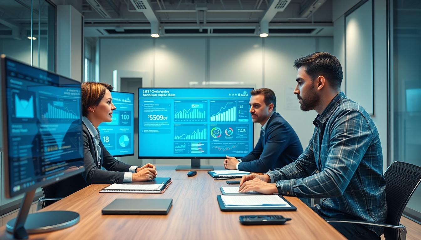 Business software planning session